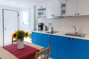 BLUE and WHITE apartment vipgreece